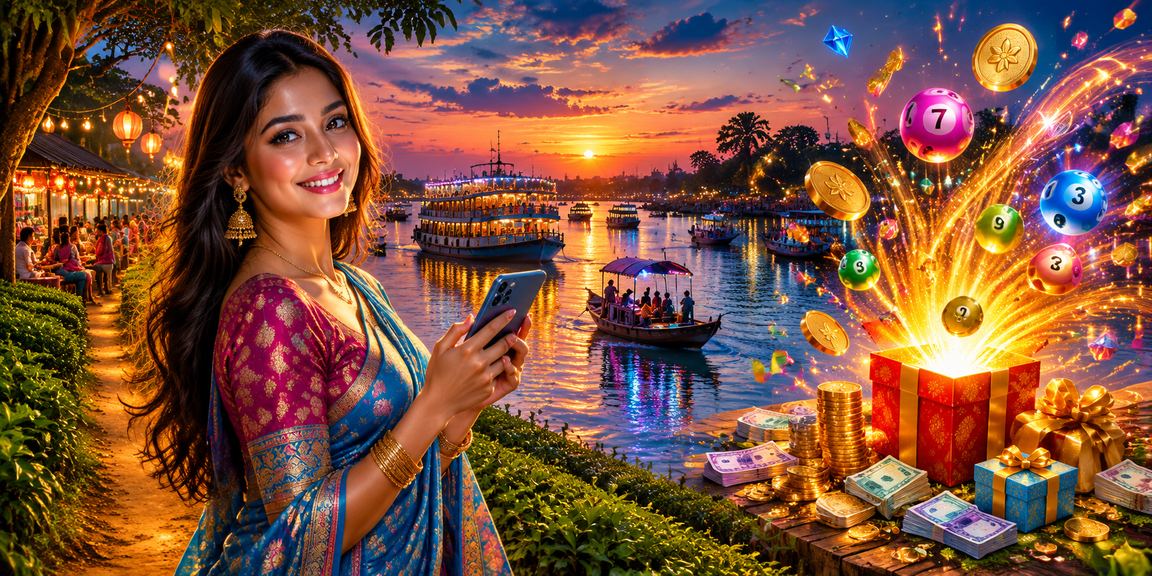 খুলনার চা বাগানে লটারি ও গেম উপভোগ