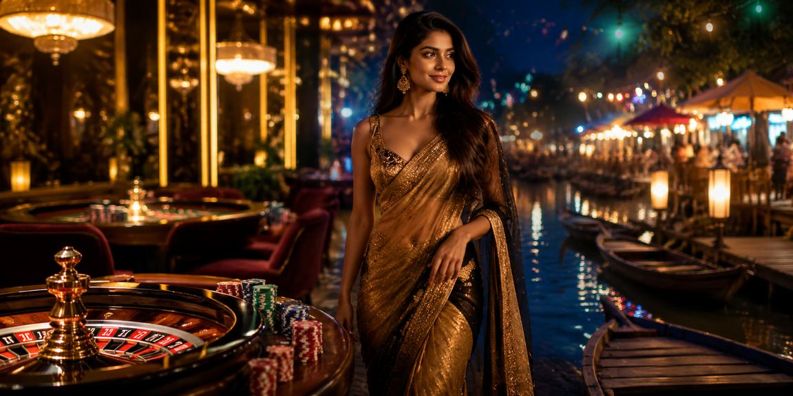 সুন্দরবনের নাইট মার্কেটে রুলেট গেম খেলছেন উৎসাহী খেলোয়াড়রা